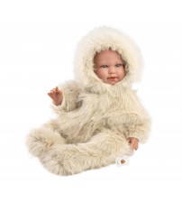 Lelle zīdainis Alicia 45 cm (raud, runā, ar mānekli, mīkstais ķermenis) Spānija LL74507